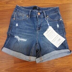 1822 Denim High Waist Bermuda Denim Jean Shorts Size 26 NWT